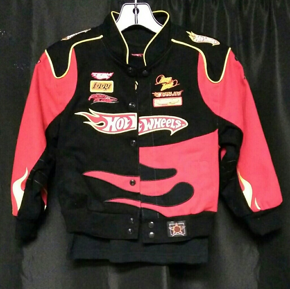 Hot Wheels kids character jacket with t-shirt